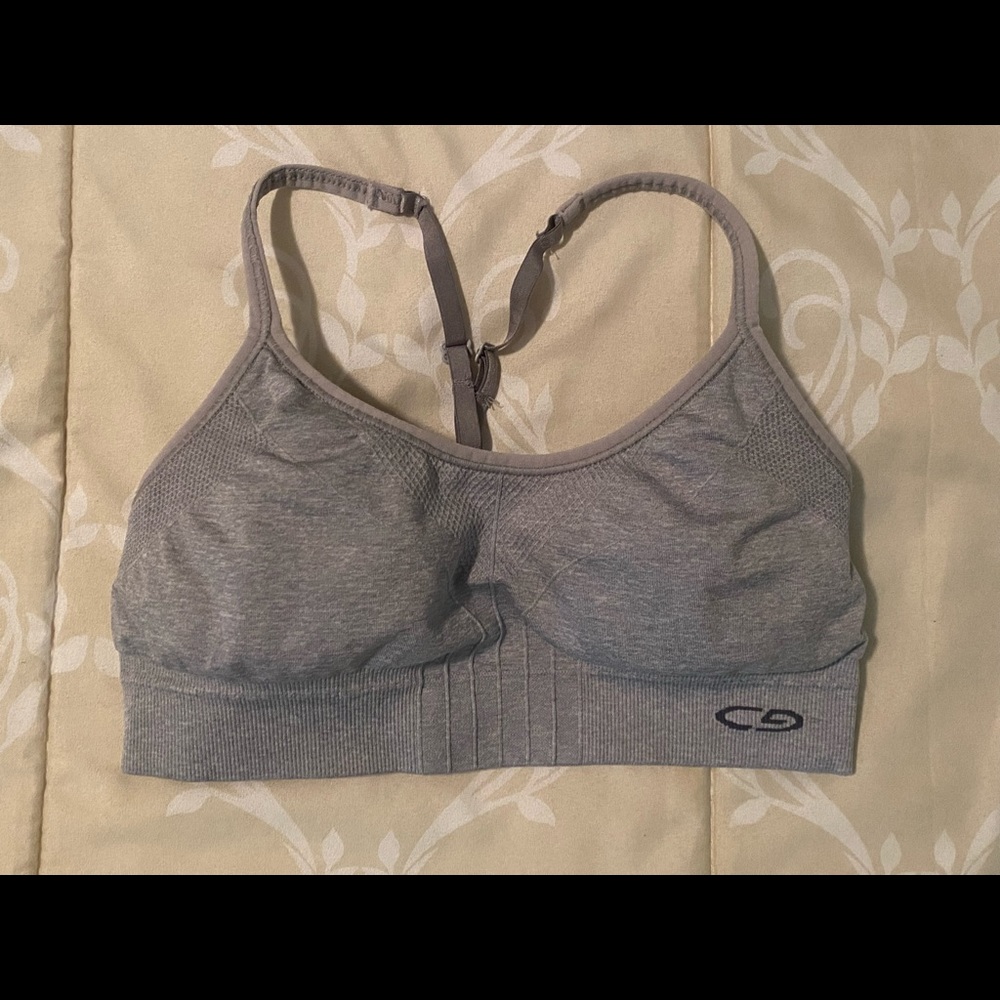 Champion C9 Seamless Cami Sports Bra, Gray Heather